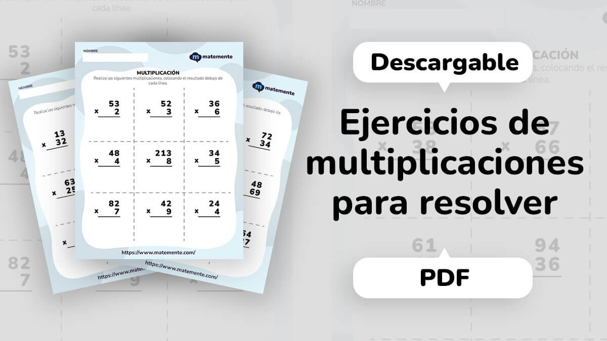 Ejercicios De Multiplicacion Para Niños De Tercer Grado